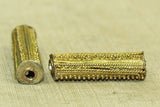 Pair of Yorbua Brass Fabricated Tube beads