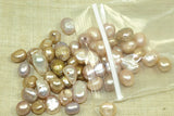 Small Grab Bag of Peach/Beige Freshwater Pearls