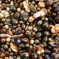 Brown Fresh Water Pearl Mix