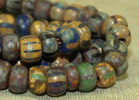 Vintage 6º Pony Beads with Picasso Finish
