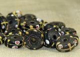 Antique Glass Disc Glass Eye Beads Traded in Nigeria