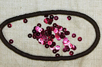 Antique 4mm Fucshia Sequins