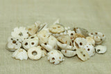 Tiny Hand-Carved Shell Cap Beads