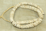 Large Vintage Ostrich Shell Beads, Kenya