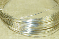 Round Sterling Silver Wire, 20 Gauge half-Hard