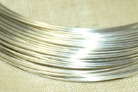 Round Sterling Silver Wire, 24 Gauge Soft