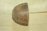 Old Ceramic Spindle Bead from Dogon Tribe, L