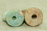 Set of four Ancient Amazonite Beads