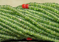 Green Vaseline Transparent 11º seed beads