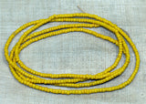 Opaque Corn Yellow Seed Beads, 11º