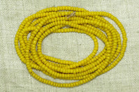 Opaque Bright Yellow Seed Beads, 12º