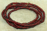 Cranberry Seed Beads from India
