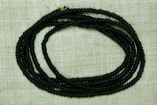 Czech Black Seed Beads, 12º