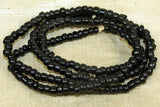 Venetian black Glass 4-6º Beads