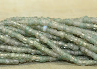 Strand of 8º Matte Finish Pale Seafoam Green Seed Beads