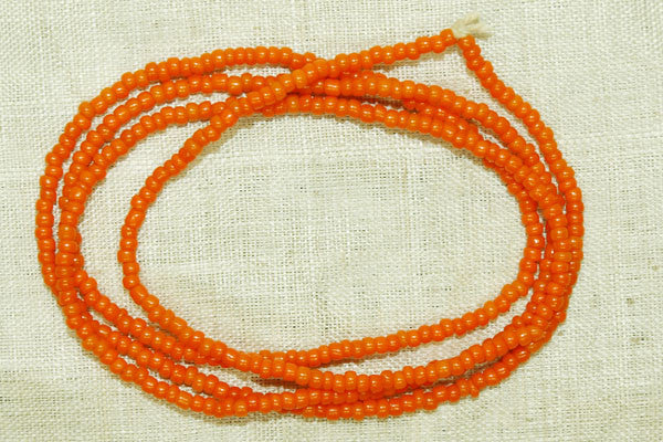 Venetian Seed Beads, 10º True Orange