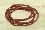 Brick red Opaque Seed Beads, 11º