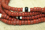 Brick red Opaque Seed Beads, 11º