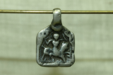 Hindu Goddess Durga Silver Pendant from India