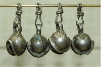 Four Small Silver Drops from India