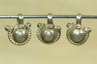Small Silver scallop dangle from India