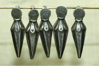 Set of Silver Pepper/Dagger Drops from India