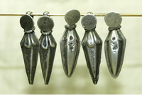 Set of Silver Pepper/Dagger Drops from India