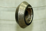 Large "German Silver" Ring with Ridge from Ethiopia