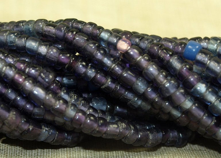 Strand of 6º Venetian-made Violet Seed Beads