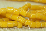 Mustard Yellow Tile Beads