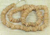 Strand of Ancient Quartz Disc Beads from Lou Zeldis Collection