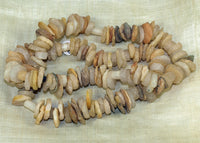 Strand of Assorted Ancient Quartz Beads from Lou Zeldis Collection