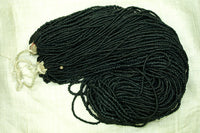 Huge tamba of black seed beads
