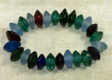 Vintage 1960s Glass Saucer Beads