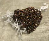 Bundle of 12 Mini Hanks of 9º Cut Copper Iris Beads