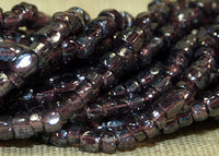Vintage 1920's 3-Cut Grape Luster 9º Seed Beads