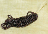 Vintage 1920's 3-Cut Grape Luster 9º Seed Beads