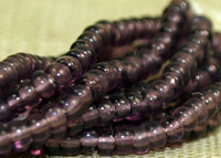 Czech-made Mini Hank Amethyst Seed Beads, 16º