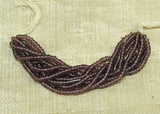 Czech-made Mini Hank Amethyst Seed Beads, 16º