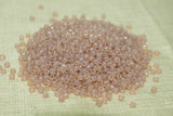 Vintage French 13º Opal Dusty Rose Seed Beads