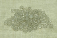 Vintage Venetian 6mm Clear Unfinsihed Seed Beads