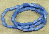 Vintage 1930s Dusty Cornflower Blue Czech Beads