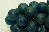 Vintage Czech Grape Clusters, Small Blue-Green