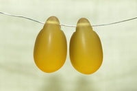 Matte Topaz Wedding Beads