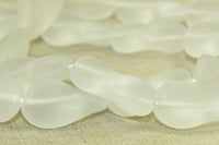 Vintage German Glass, Twisted Ovals