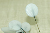 Vintage Japanese Glass Leaves on a wire
