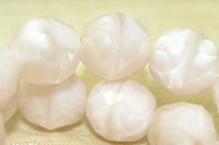 Vintage  Japanese Glass Beads - Soft Pink Satina Beads