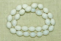 Vintage White & Gray Japanese Glass Beads