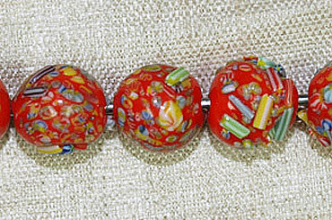 Japanese Multi-colored Glass Bead