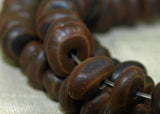 Wooden "Coffee Bean" Beads from Burkina Faso, West Africa